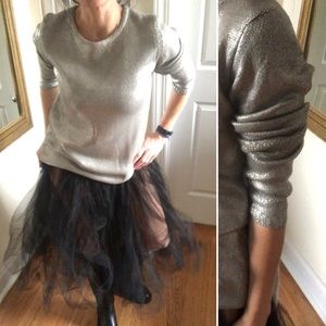 IMAN metallic beautiful sweater